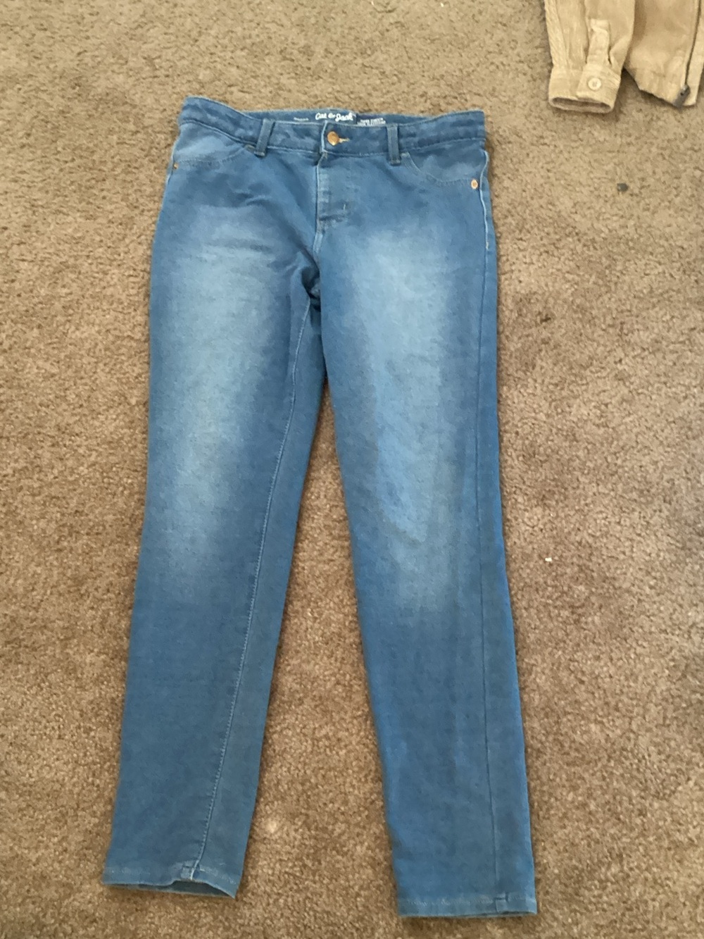 Cat & Jack Light Blue Girls' Stretch Jeans